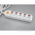 yss 4/5/6-outlet قطاع الطاقة الألماني مع مفاتيح فردية